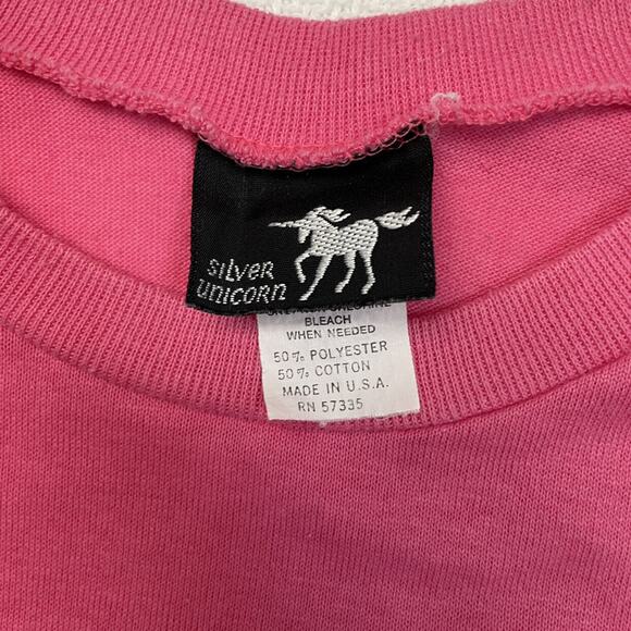 Silver Unicorn Vintage Pink Top 10/12 - Picture 2 of 6